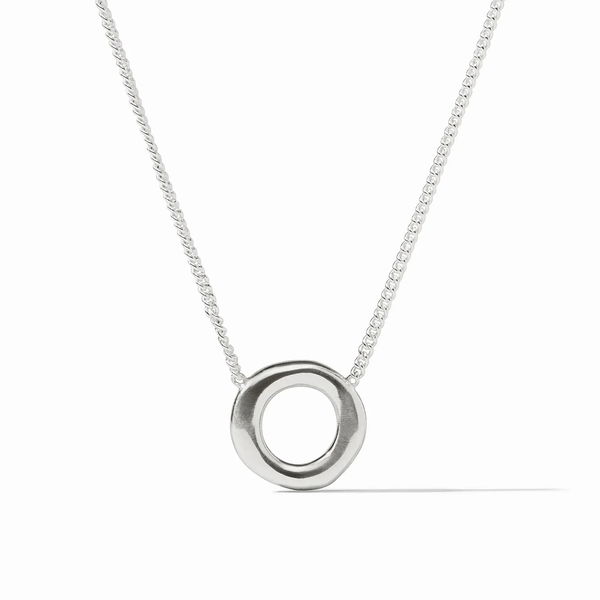 Closeup photo of Wave Circle Delicate Necklace