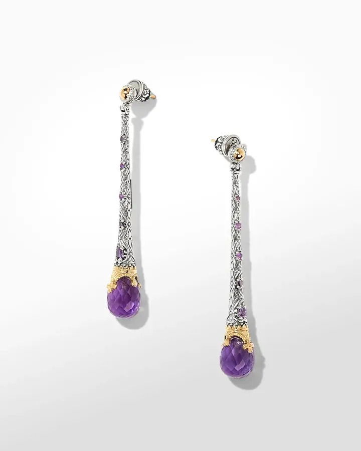 Anthos Sterling Silver, 18K & LB Topaz
