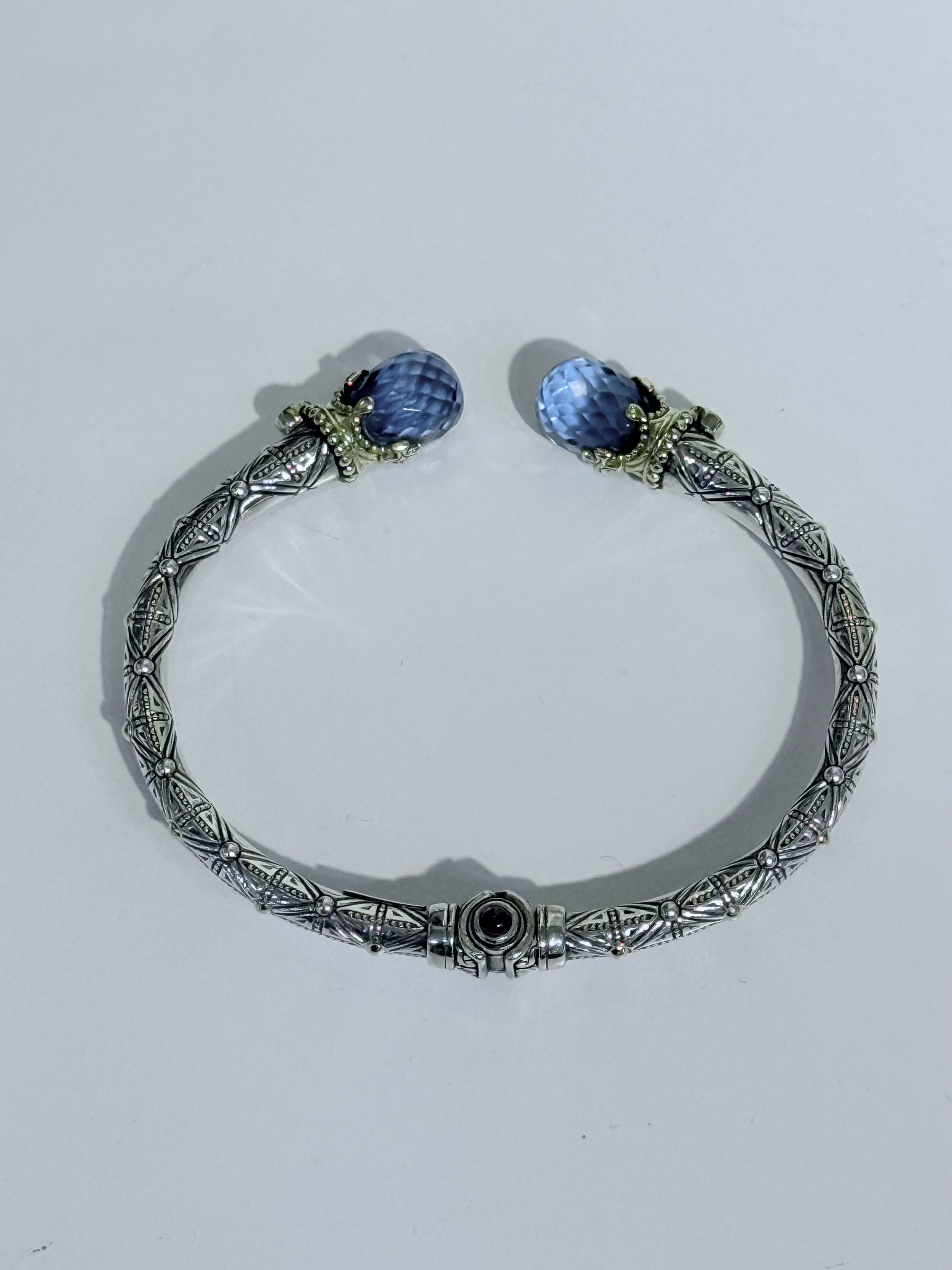 Sterling Silver & 18k Gold Bracelet