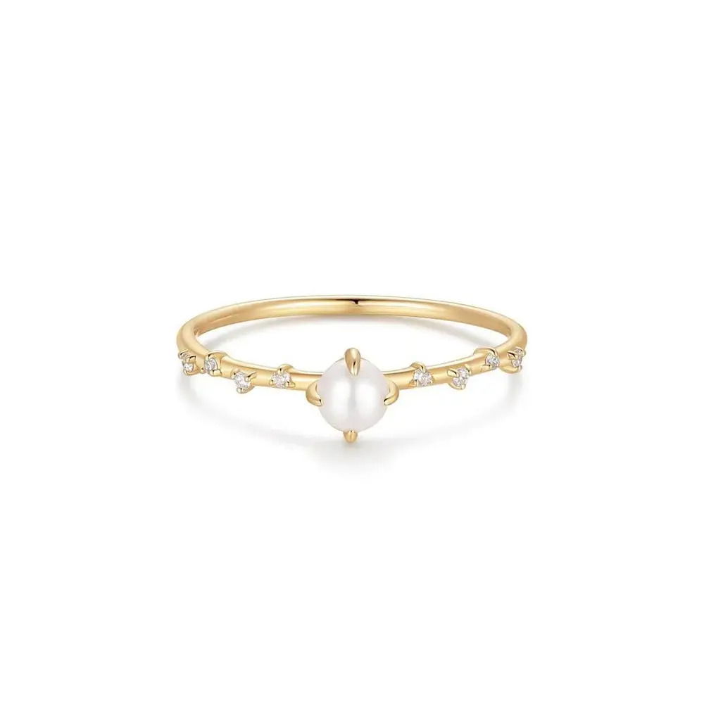 COLETTE | Pearl and Lab Grown Diamond Ring COLETTE | Pearl and Lab Grown Diamond Ring