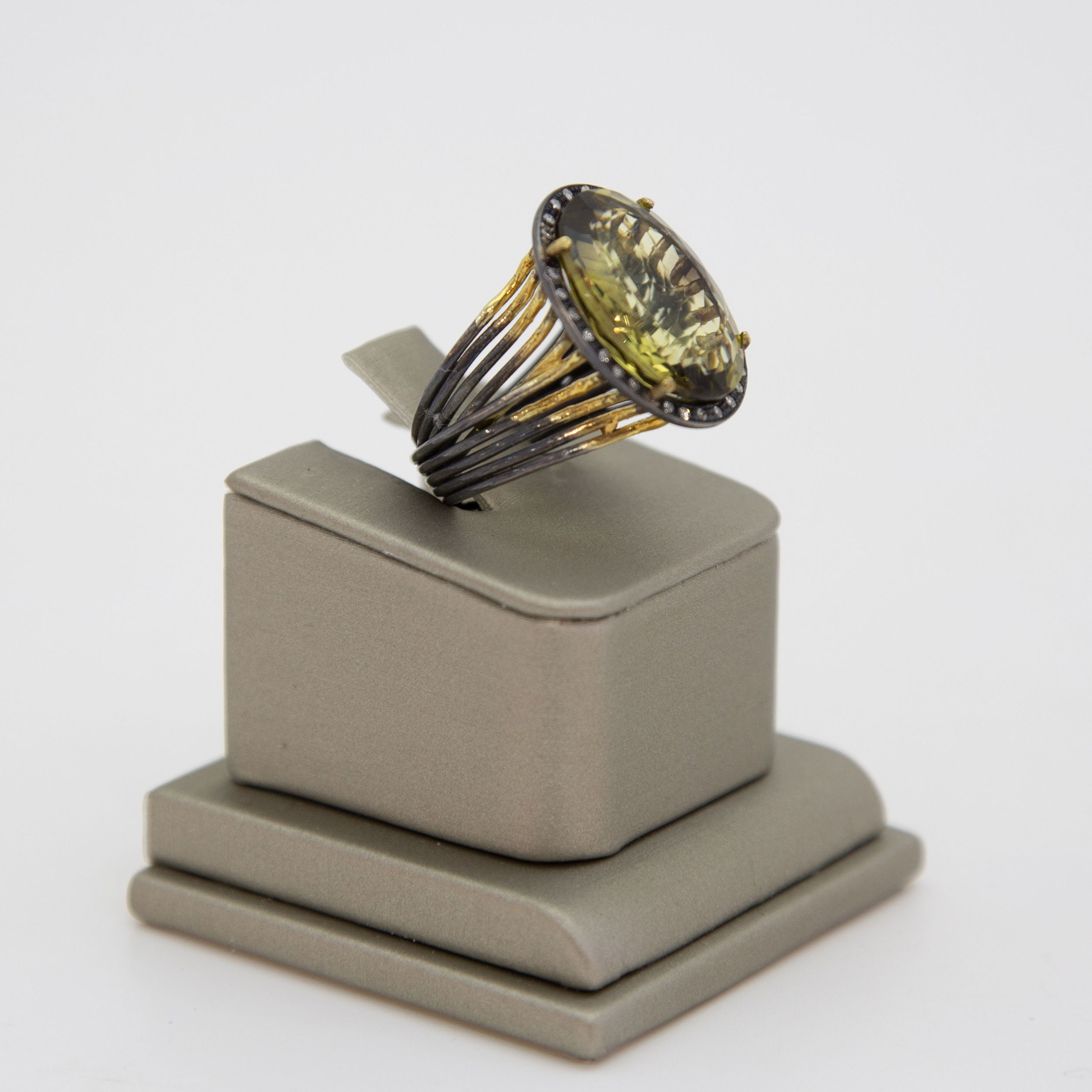 Zultanite 18k and Sterling Ring