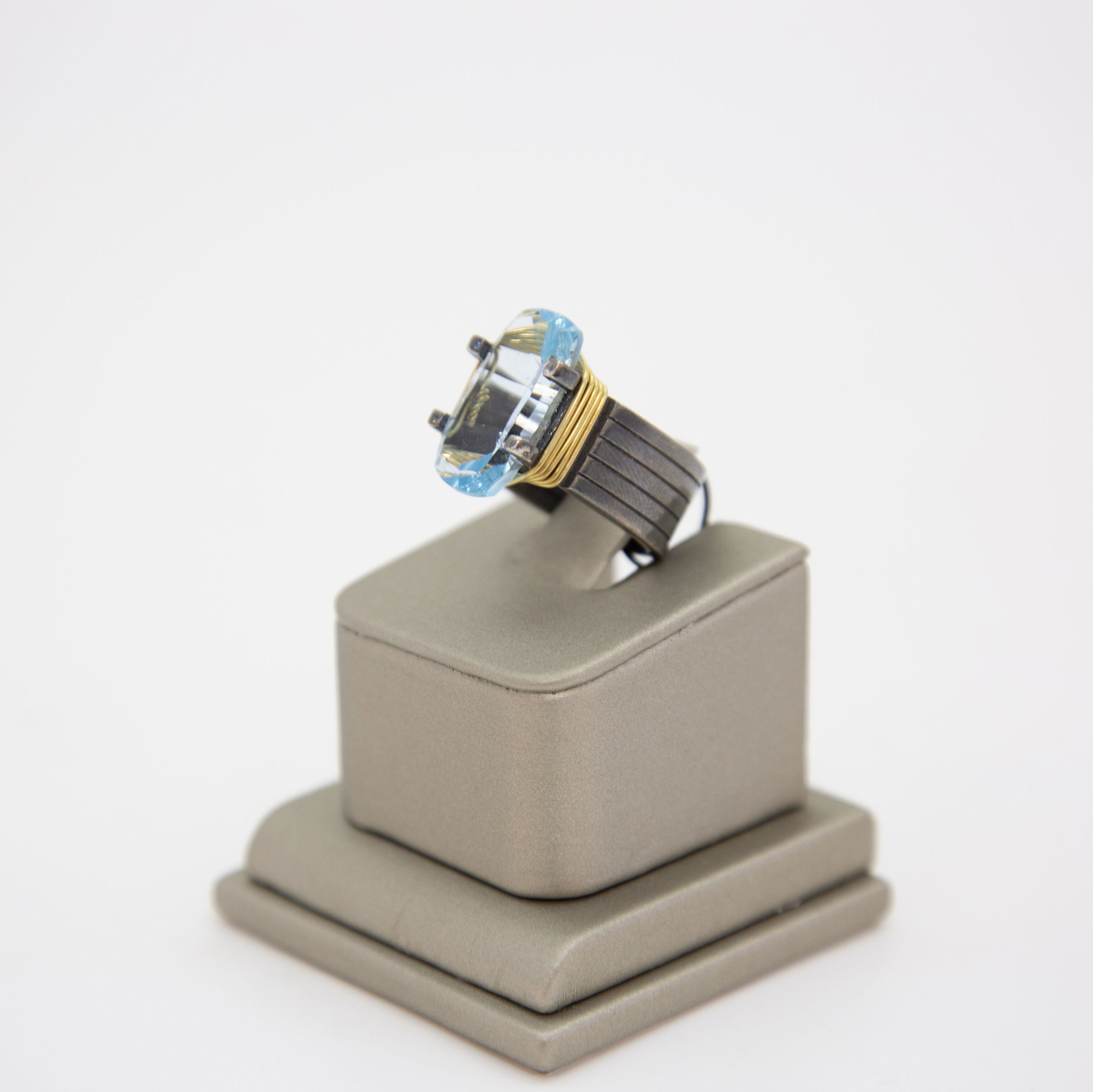 “Life’s Been Good to Me” Blue Topaz Sterling Ring