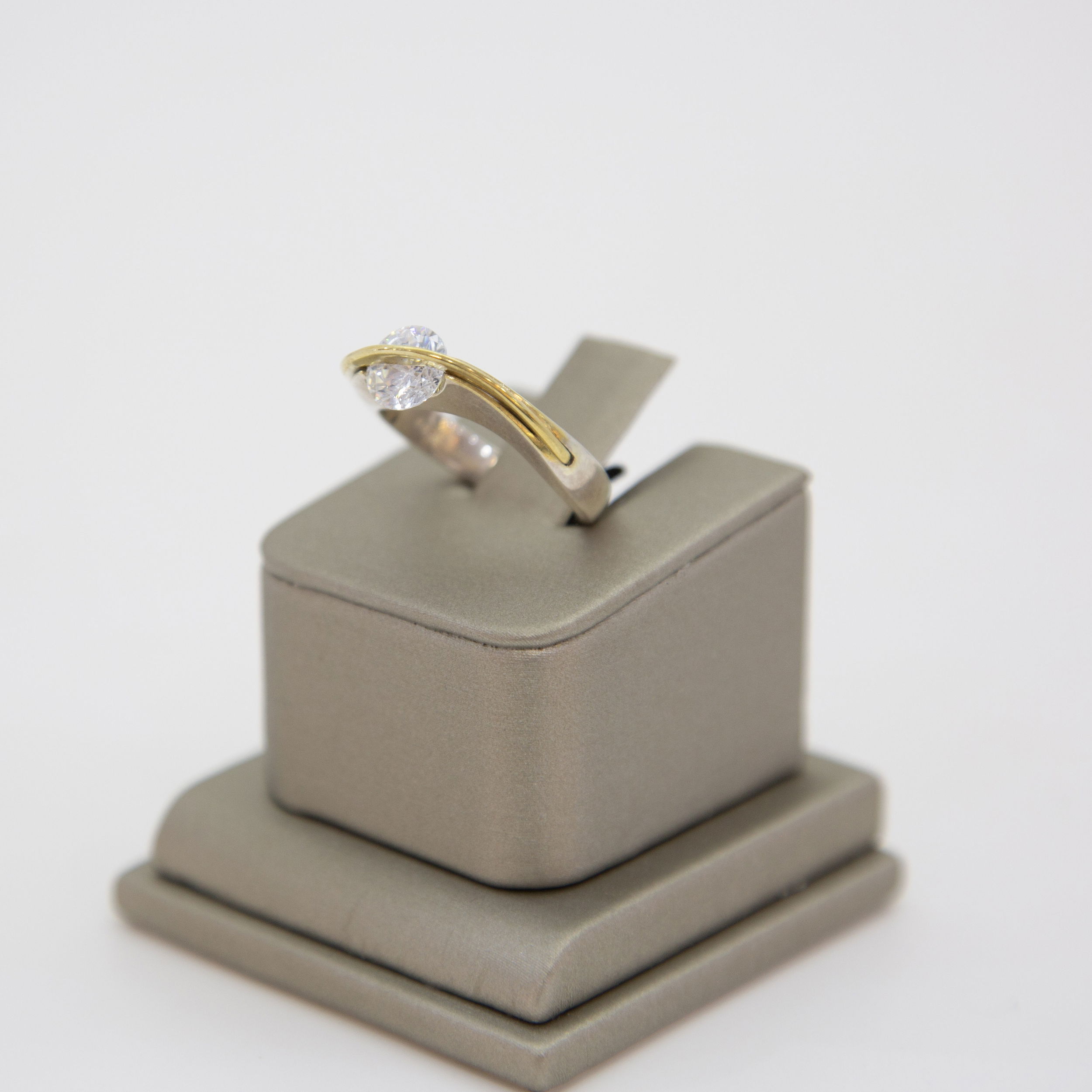 Abundance Belt Moissanite Sterling Ring