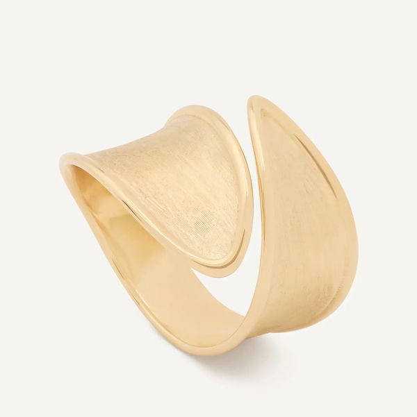 Closeup photo of 18K Yellow Gold Wrap Ring