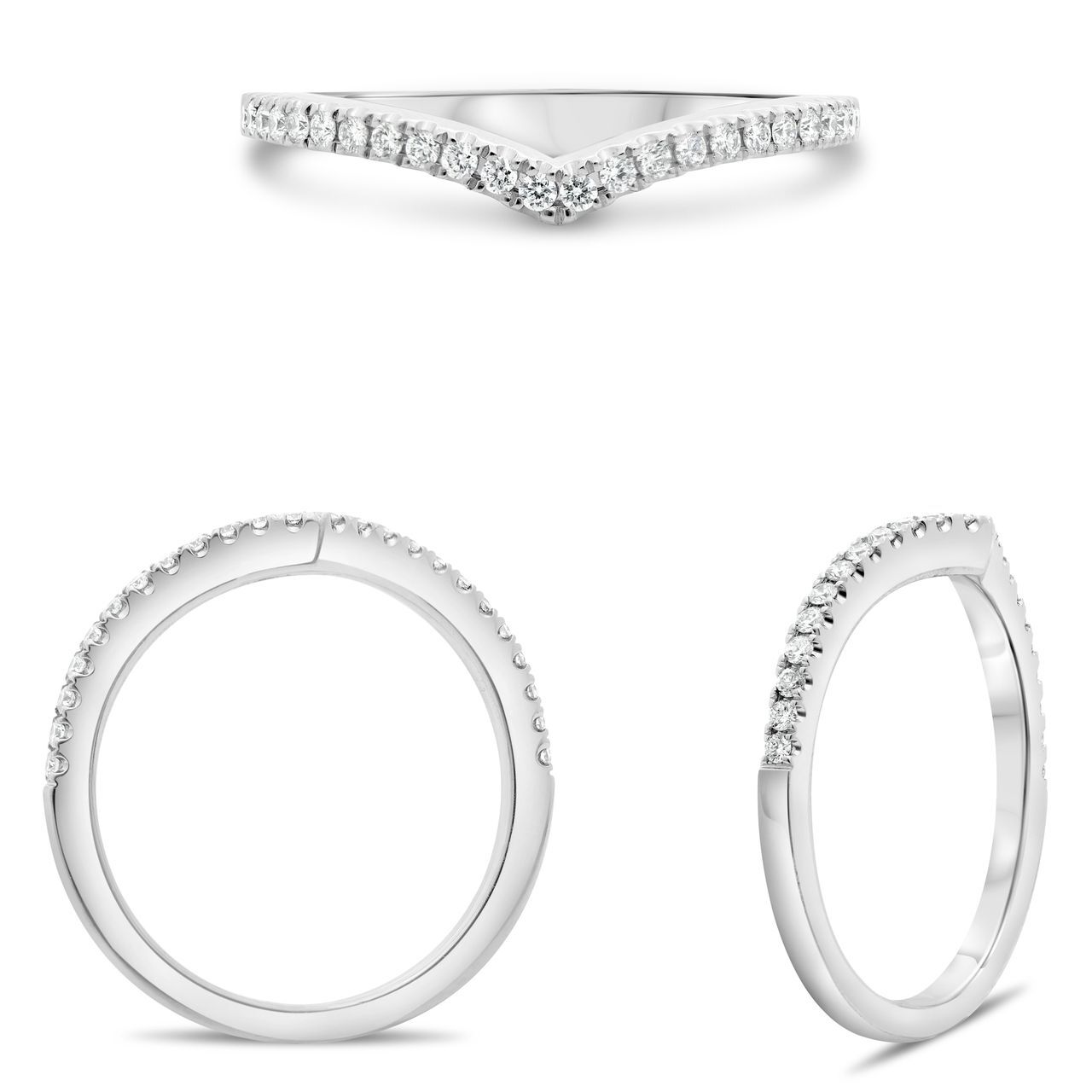 14kw .19ct Diamond Band