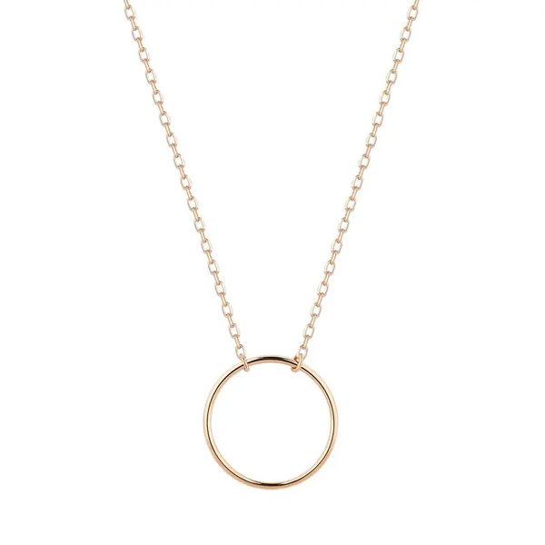 Closeup photo of ADA | Open Circle Necklace