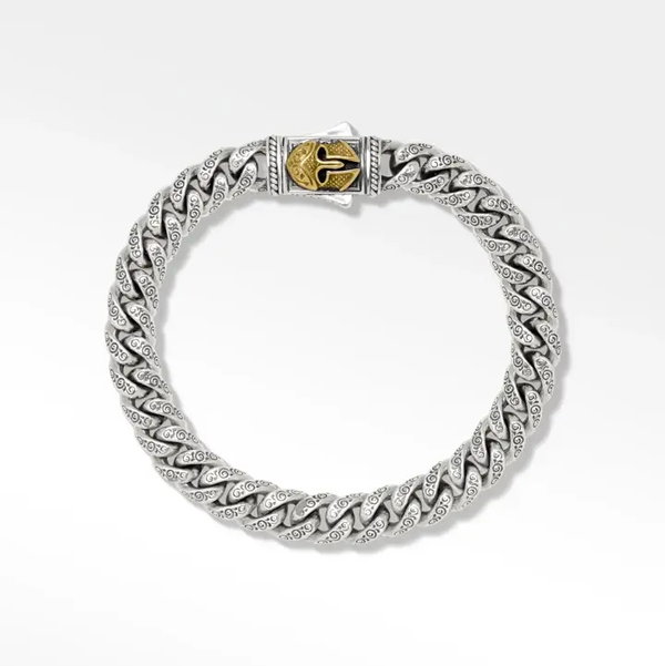 Closeup photo of Sheild Chain Bracelet
