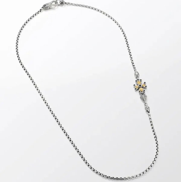 Closeup photo of Sword of Laurel Necklace