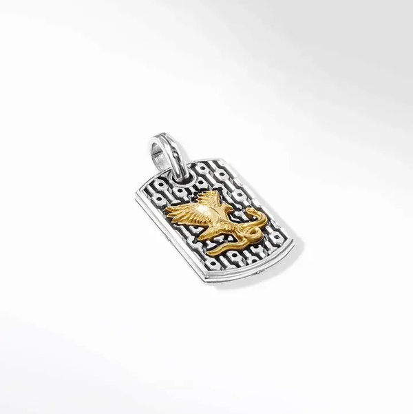 Closeup photo of Duel Shield Pendant