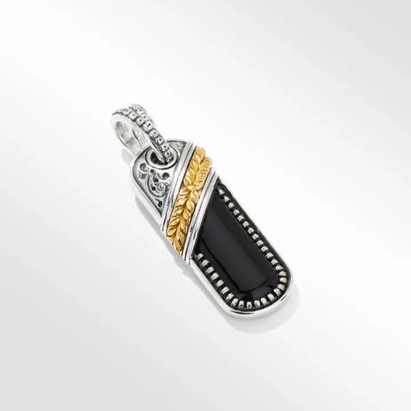 Closeup photo of Laurel Capsule Pendant
