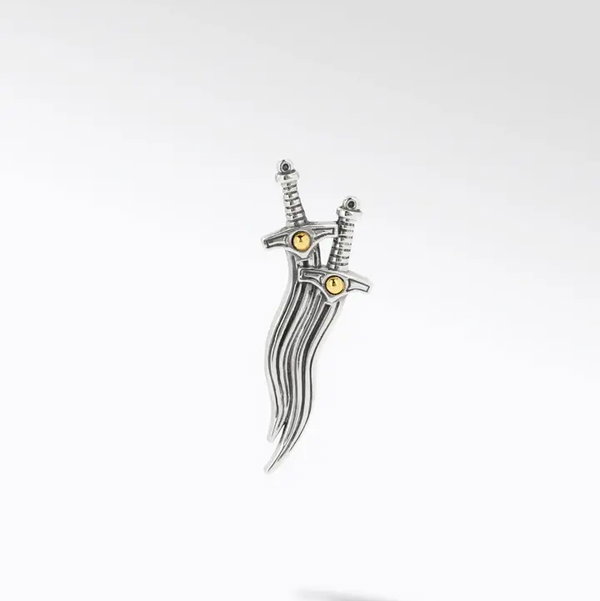 Closeup photo of Twin Sword Pendant