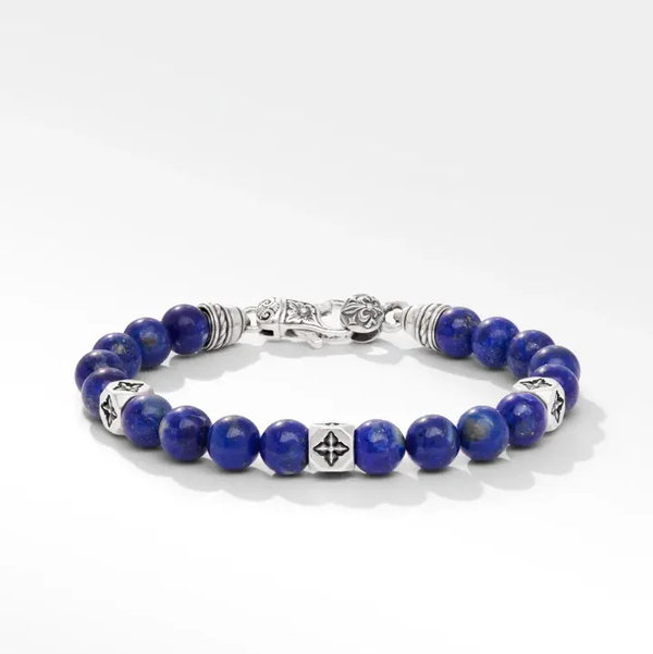 Closeup photo of Compass Bead Bracelet