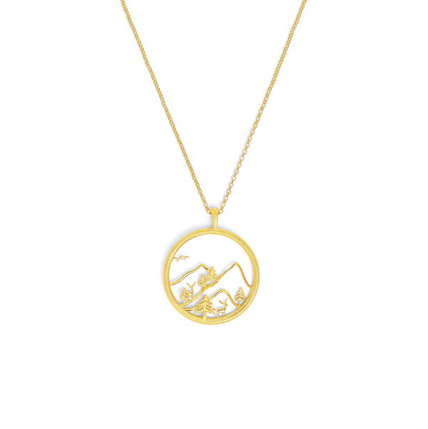 Closeup photo of Bergwelt Necklace