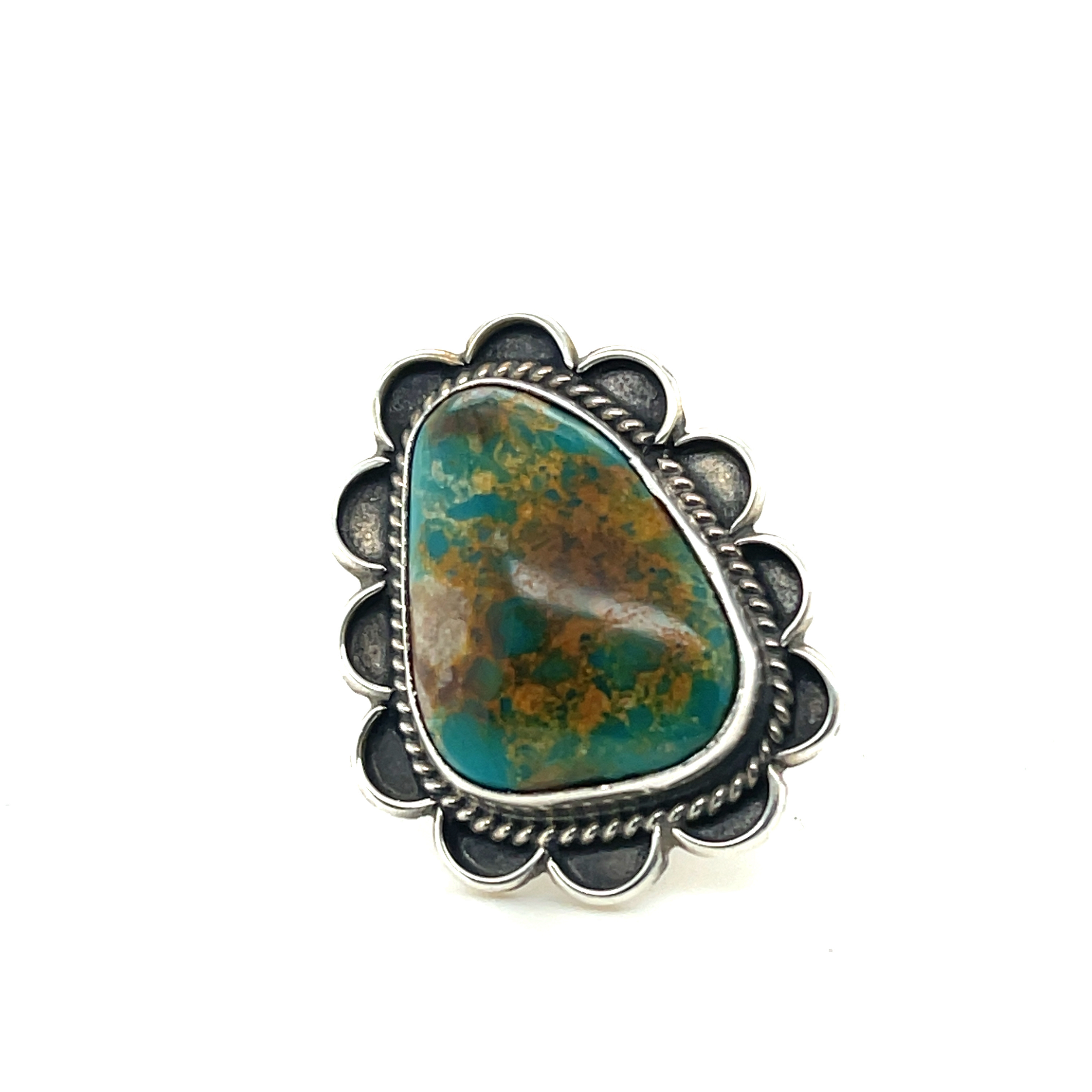 Sterling Silver 1980’s Turquoise Ring