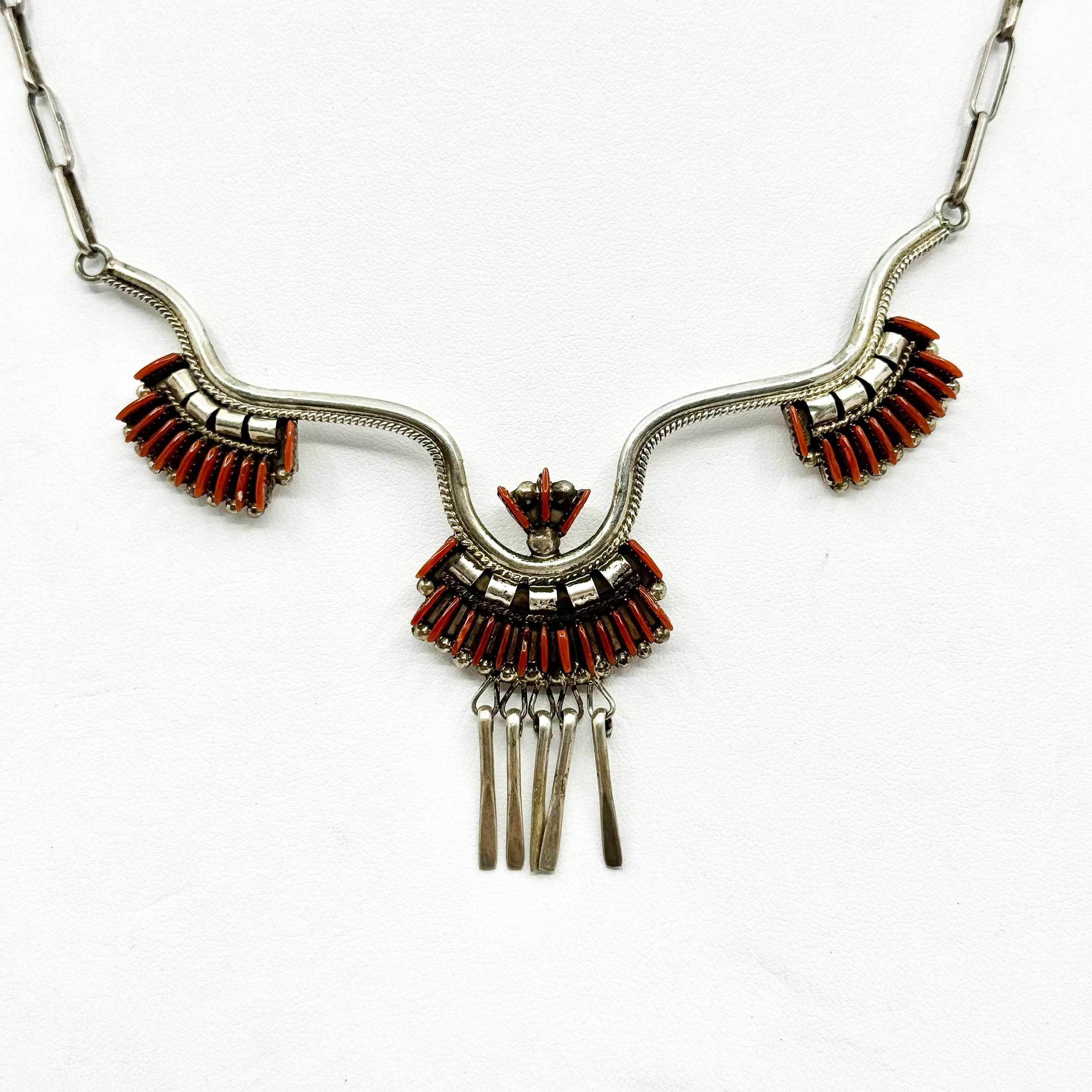 Navajo Coral Necklace