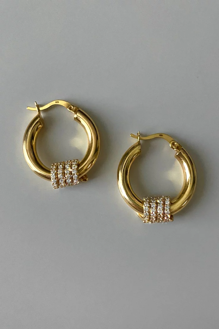 Gold Hoop Earrings