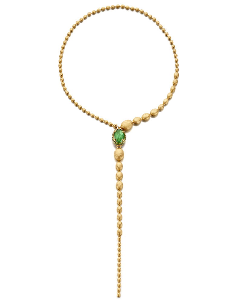 Dancing In The Rain Reverse Necklace Blue Green