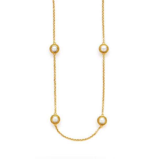 Closeup photo of Loire Station Necklace