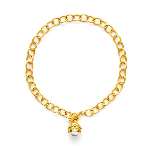 Closeup photo of Medici Statement Necklace