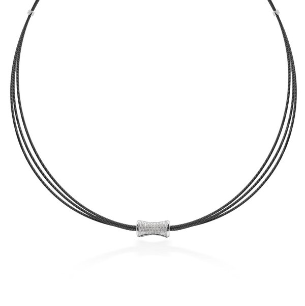 Closeup photo of Multi Strand Eclipse Cable Necklace