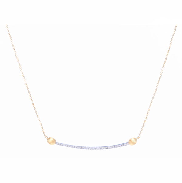 Closeup photo of Diamond Bar Necklace