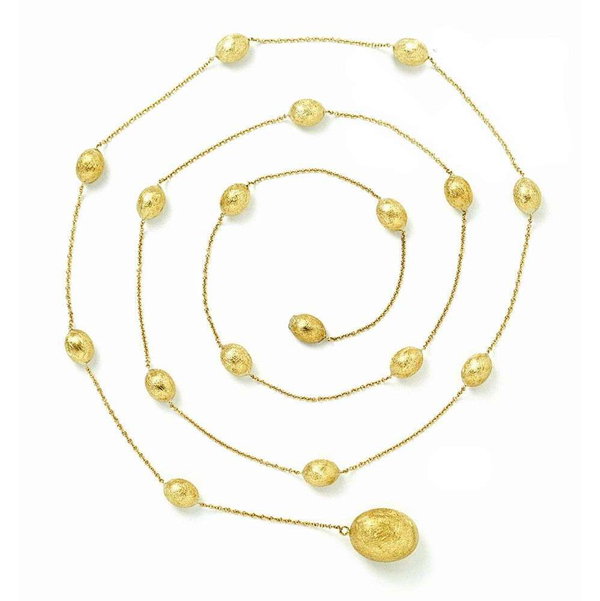 Closeup photo of Dancing in the Rain Long Bead Y Necklace