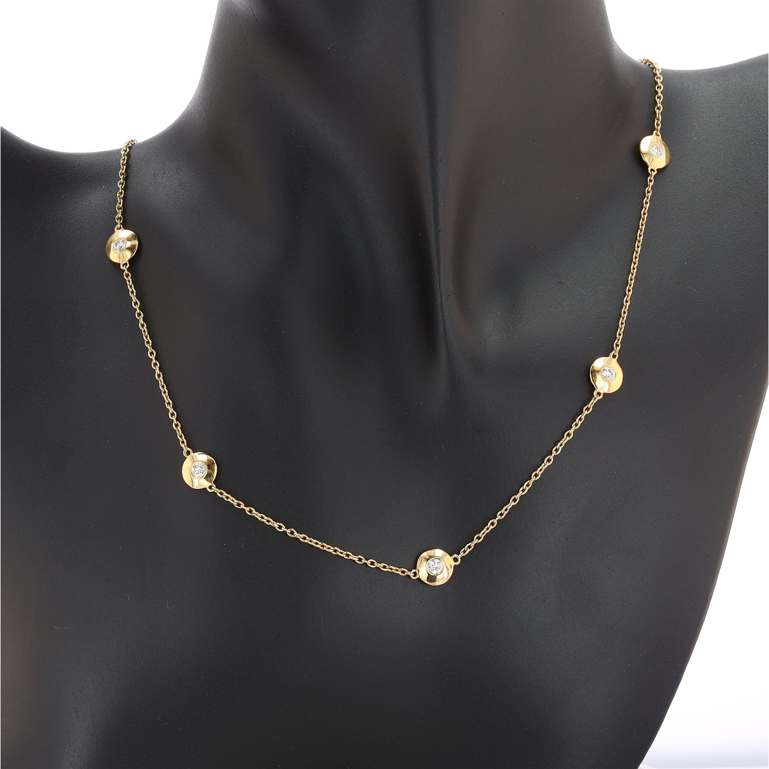 Classic Station Necklace | Gold & Silver Jewelry | Anna Beck – Anna Beck  Designs, Inc