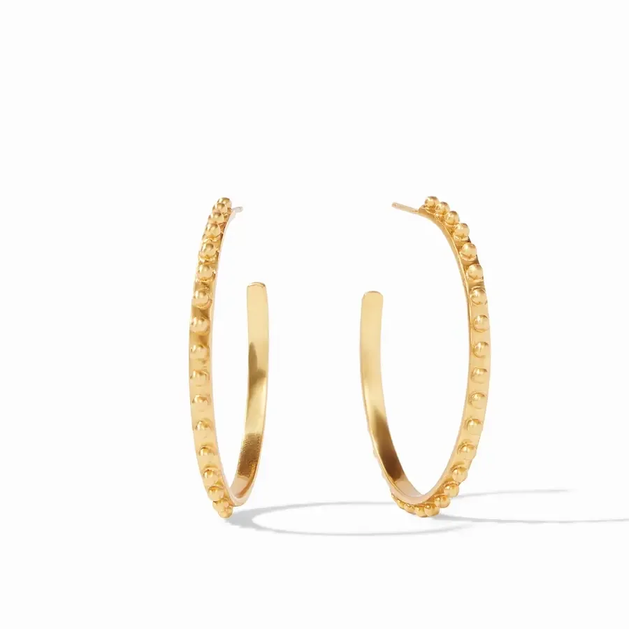 SoHo Hoop Earrings in Gold size Medium