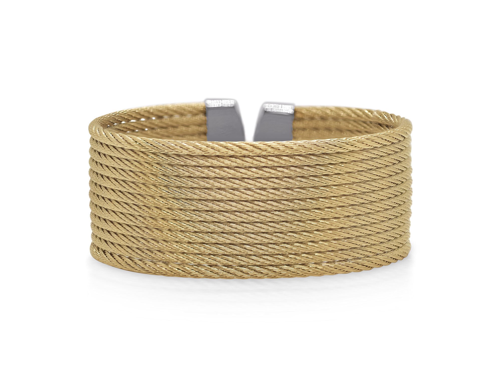Yellow Cable 12-Row Cuff – Yellow