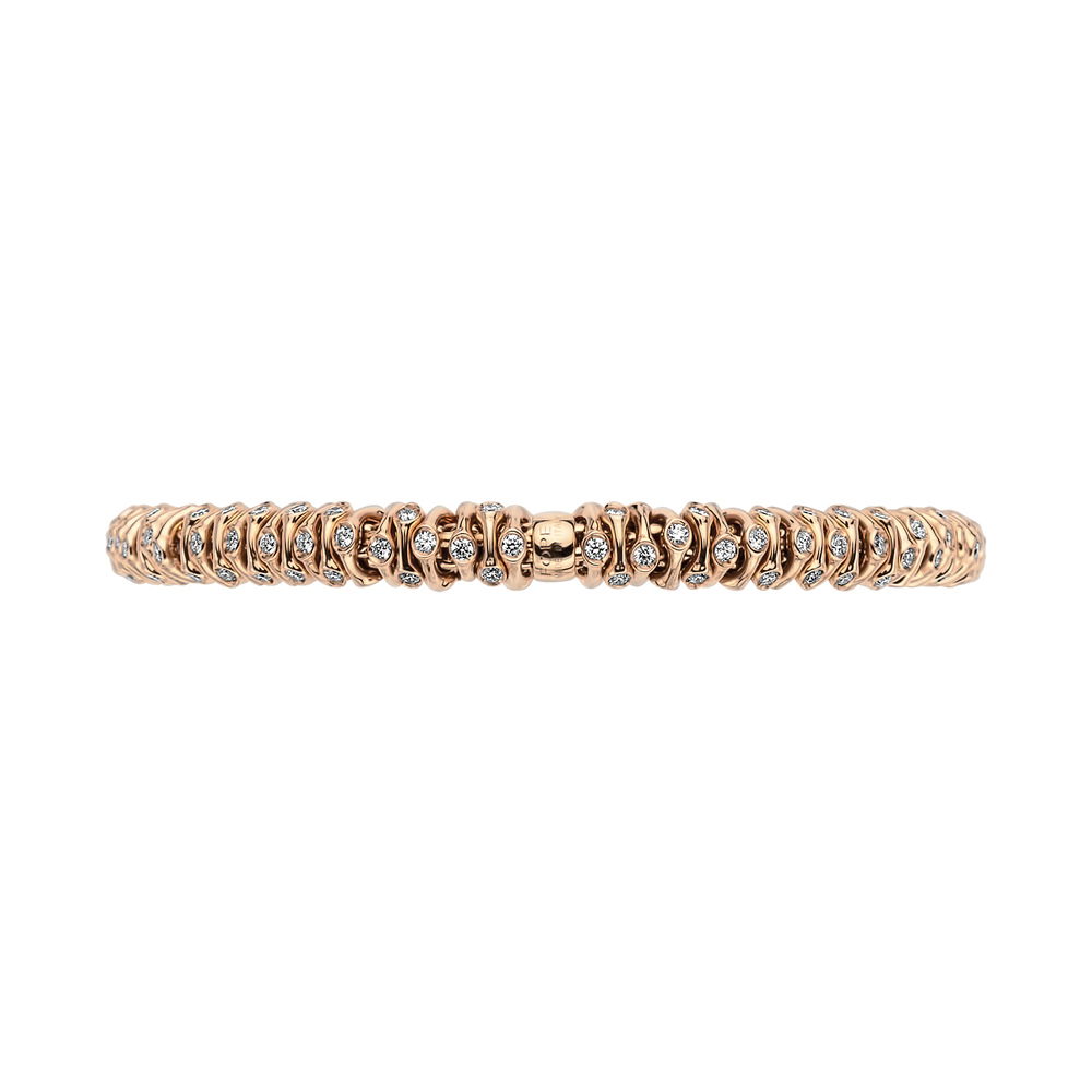 Prima Flex'It "Tennis" Bracelet in Rose Gold - Size S (16cm)