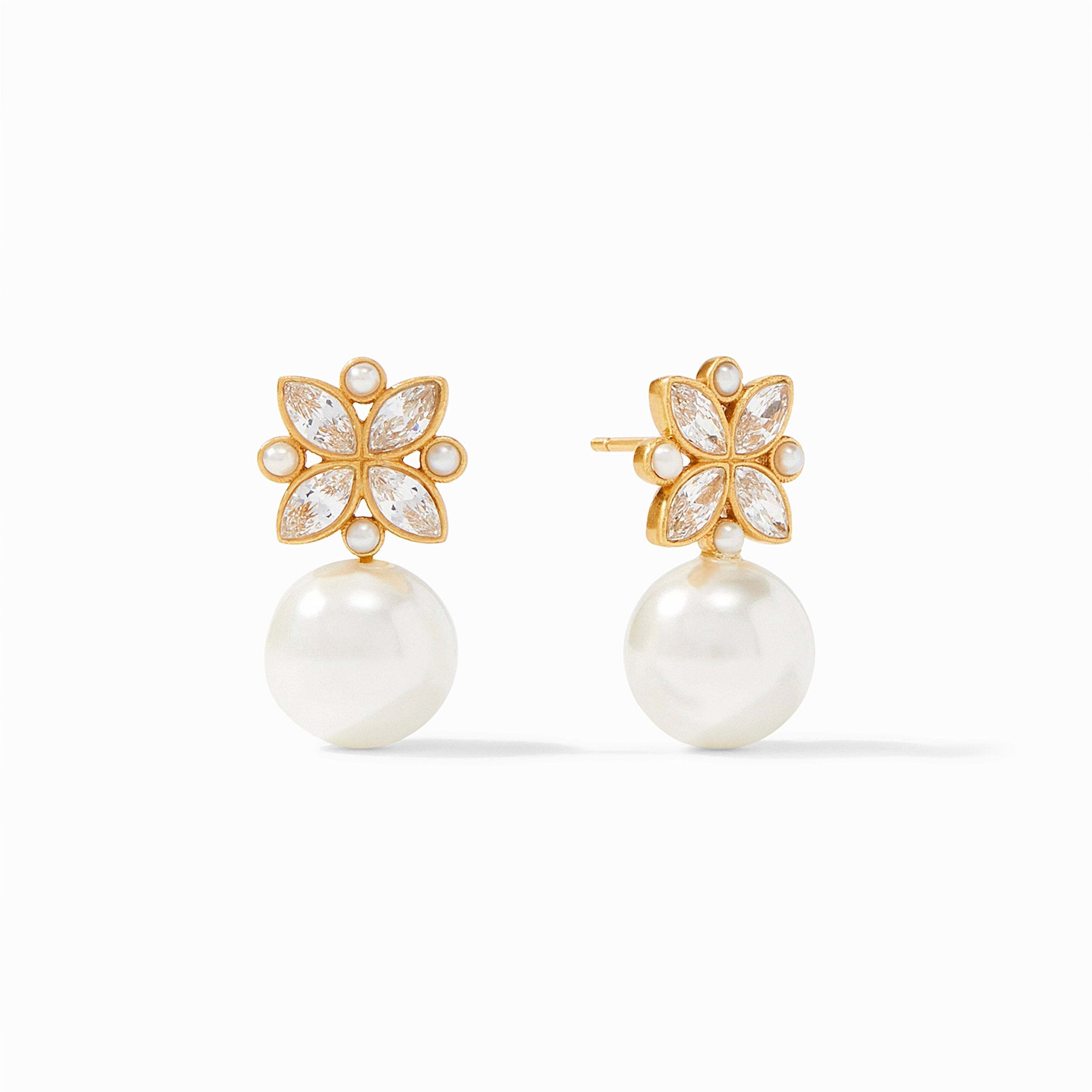 Bee Pearl Drop Earrings | Julie Vos