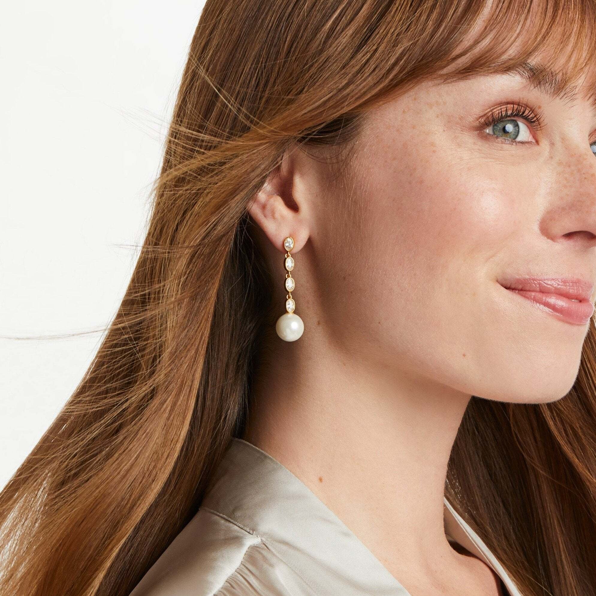 Charlotte Pearl Statement Earring | Julie Vos