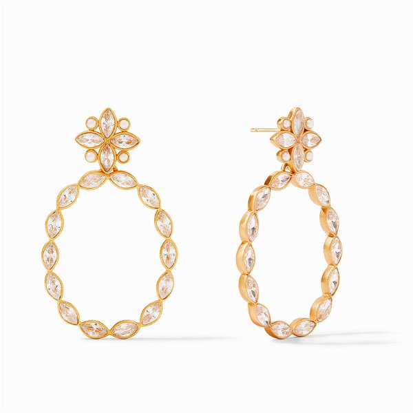 Closeup photo of Charlotte Statement Earring | Julie Vos
