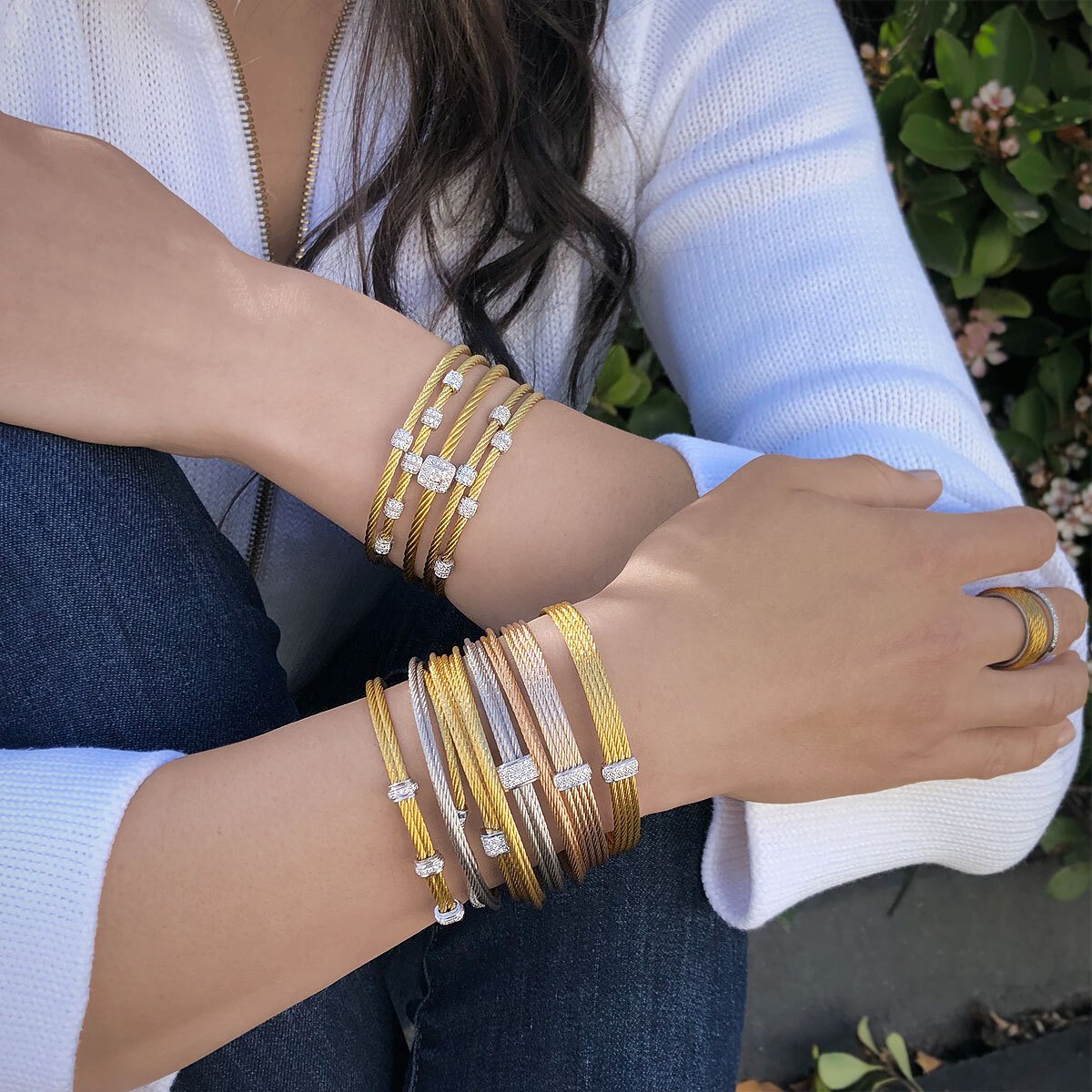 Discover more than 84 gold stackable bracelets super hot