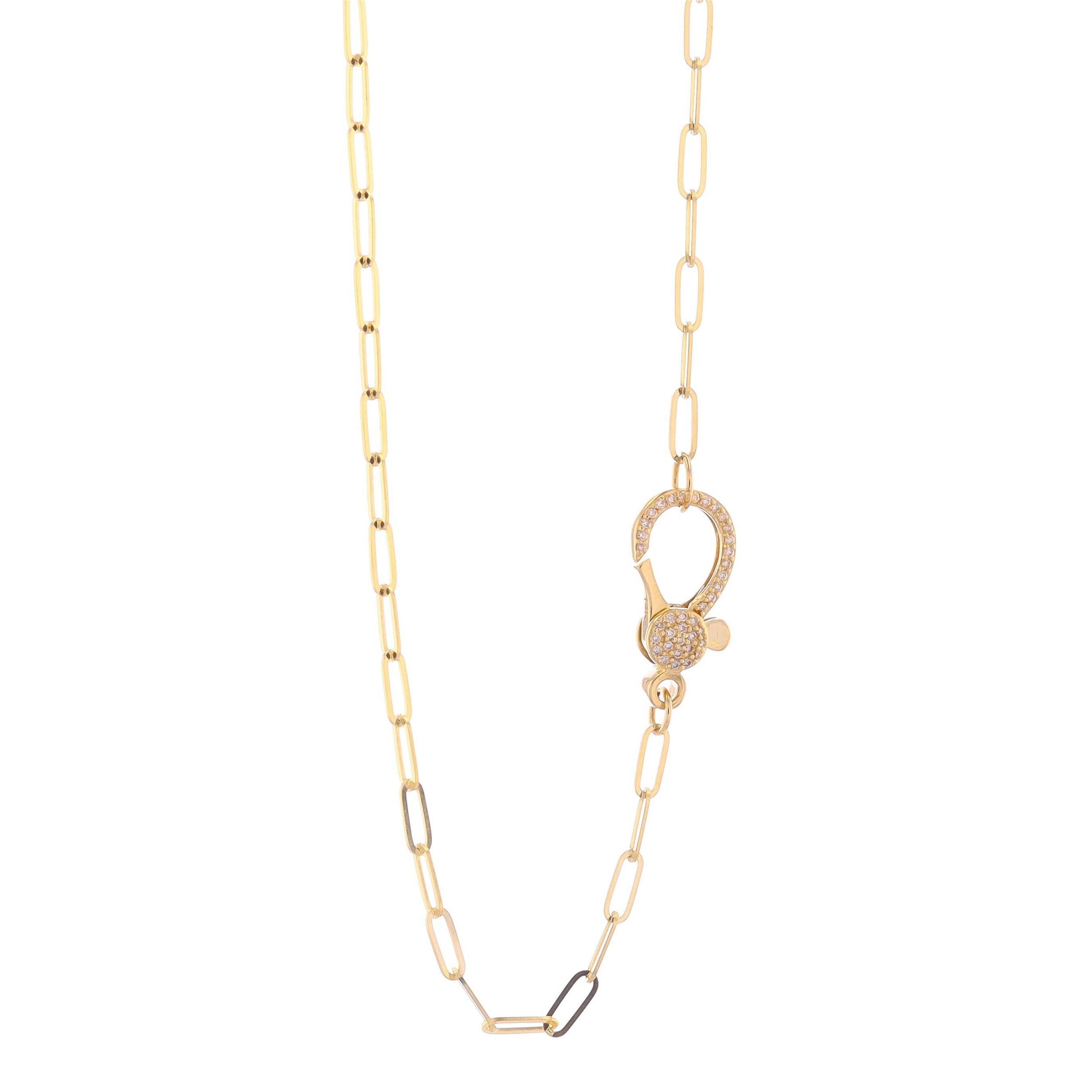 Paper Clip Diamond Necklace | Dunkin's Diamonds