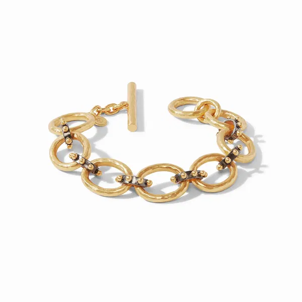 SoHo Demi Link Bracelet Closeup photo of Soho Demi Link Bracelet Mixed Metal