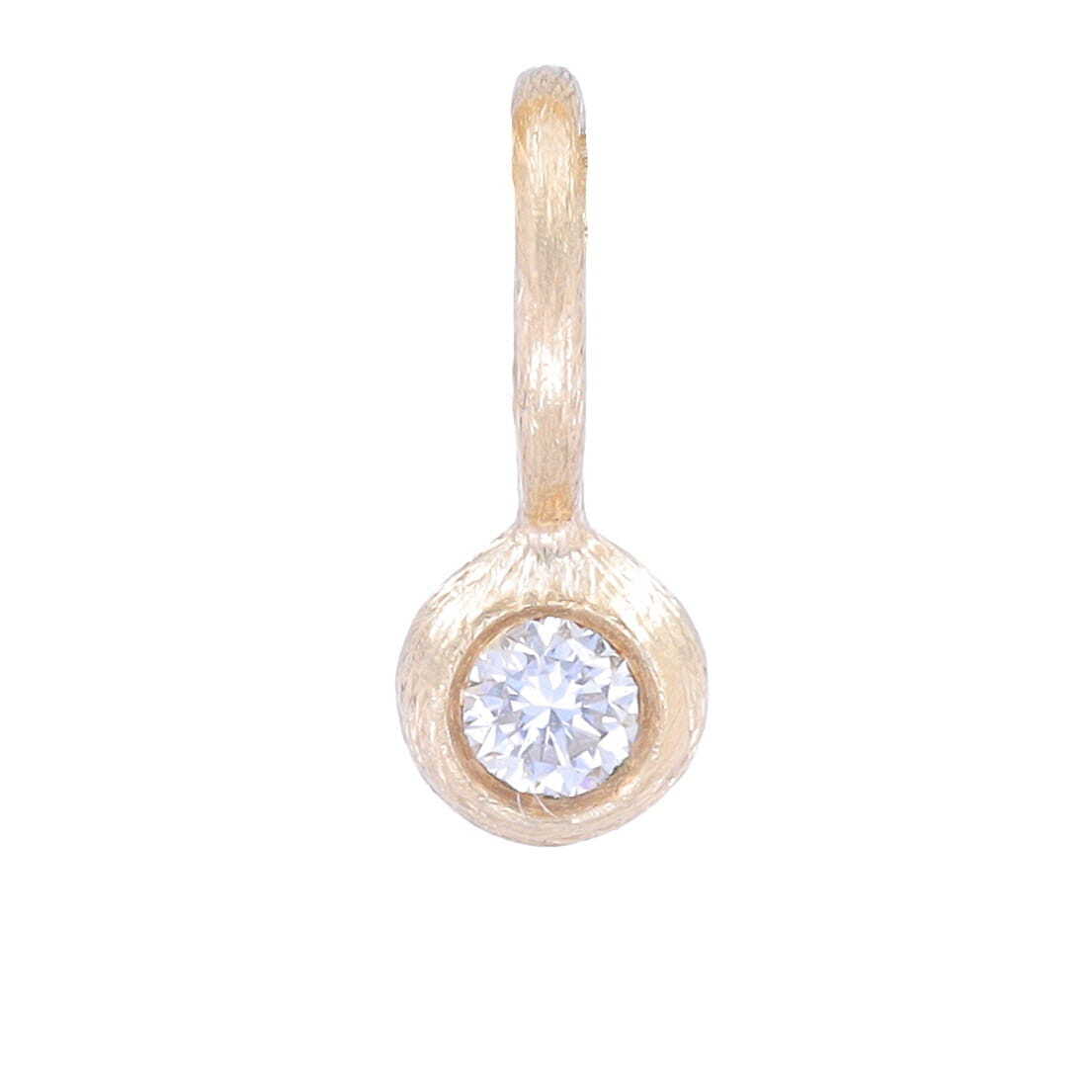 14k 9 Pointer Diamond Solitaire Pendant