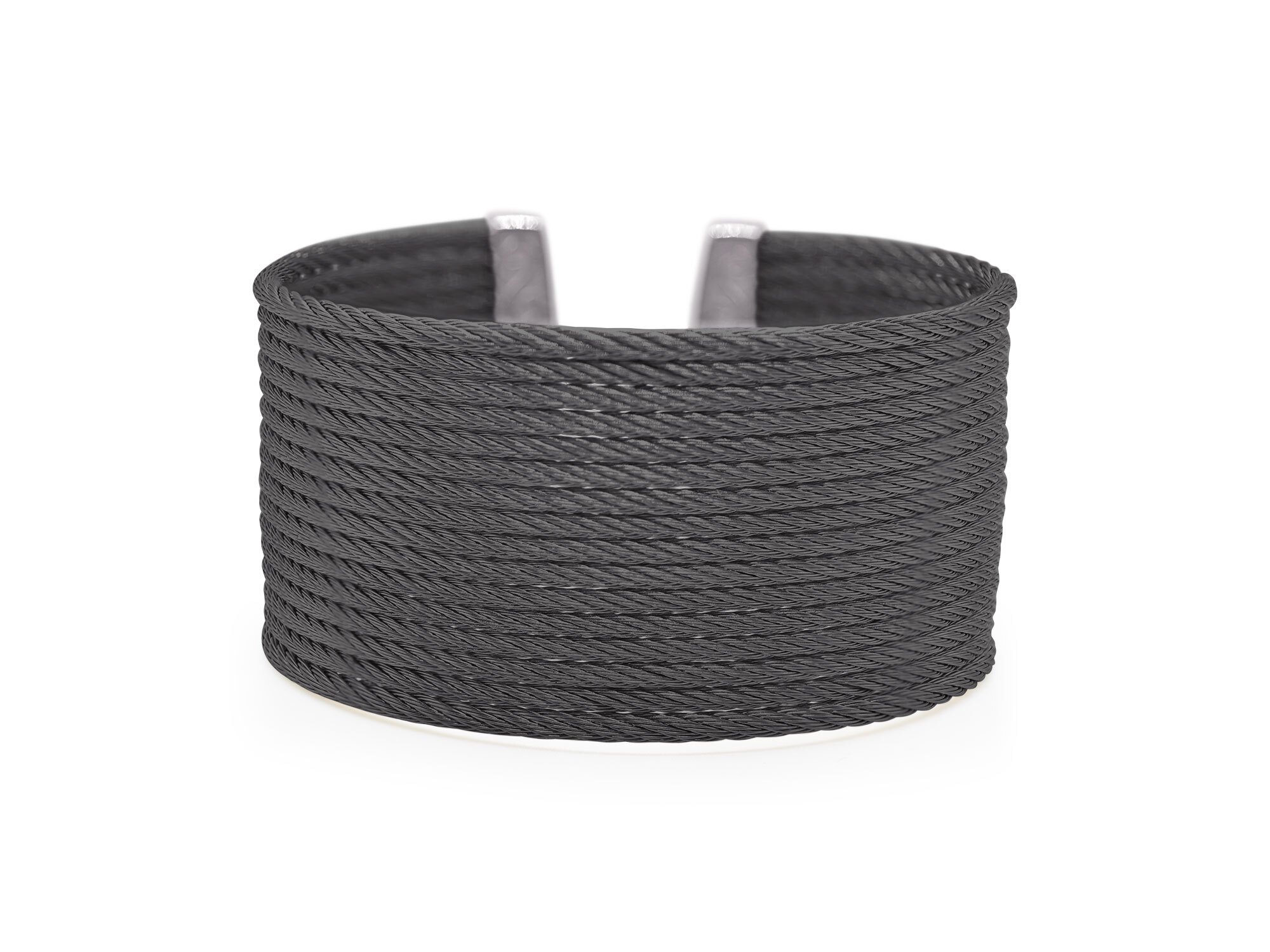 ALOR Black Cable Cuff Essentials 16-Row Cuff