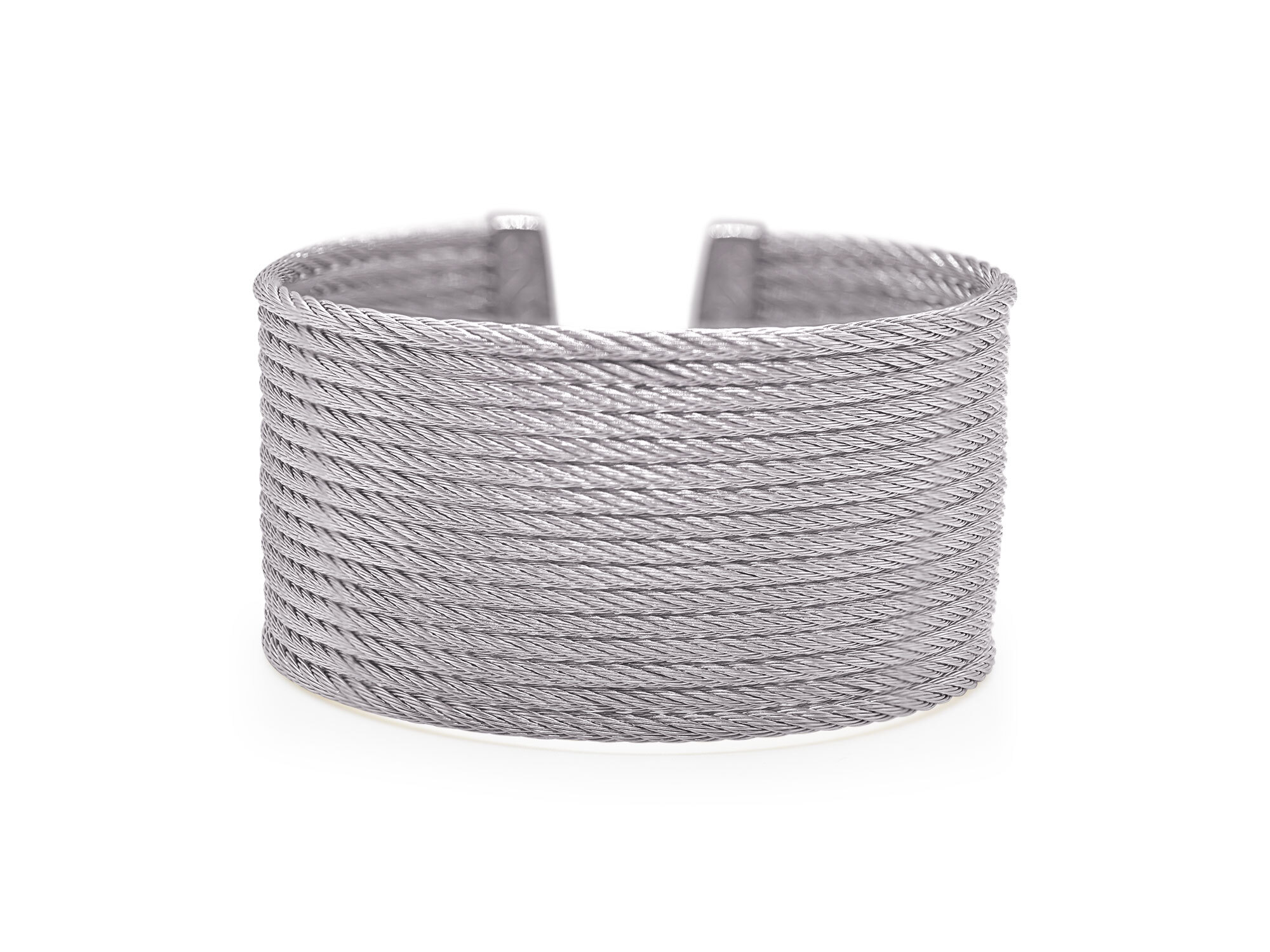 ALOR Grey Cable Cuff Essentials 16-Row Cuff