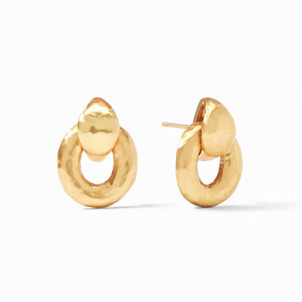 Closeup photo of Palermo Demi Doorknocker Earring