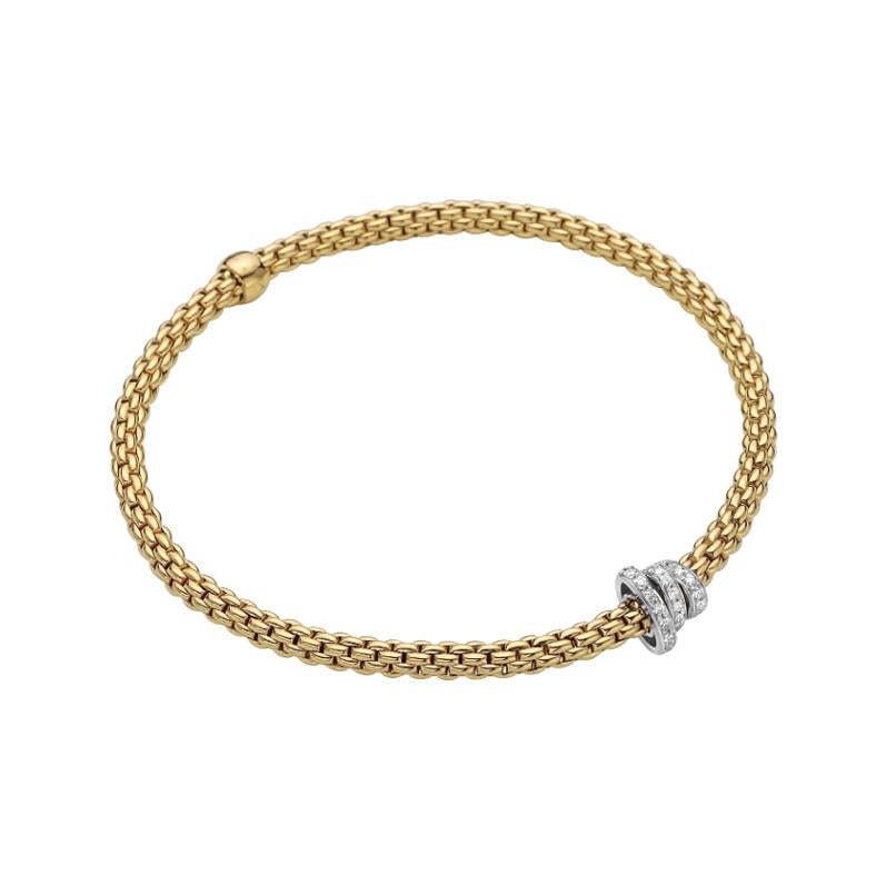 Prima Flex'It 18K Yellow Gold 0.31CT Diamond Bracelet