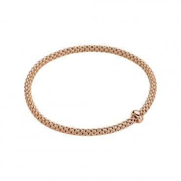 Vendome Flex'It Bracelet with Single Diamond Rondel - Rose Gold