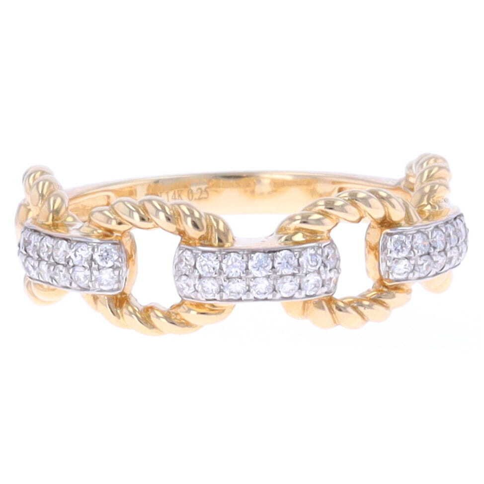 Prong Round Diamond Fashion Ring