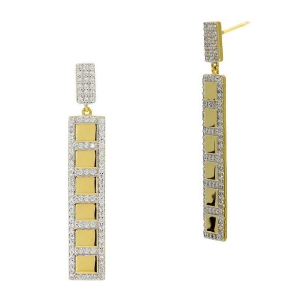 Closeup photo of Illuminating Rectangular Earring