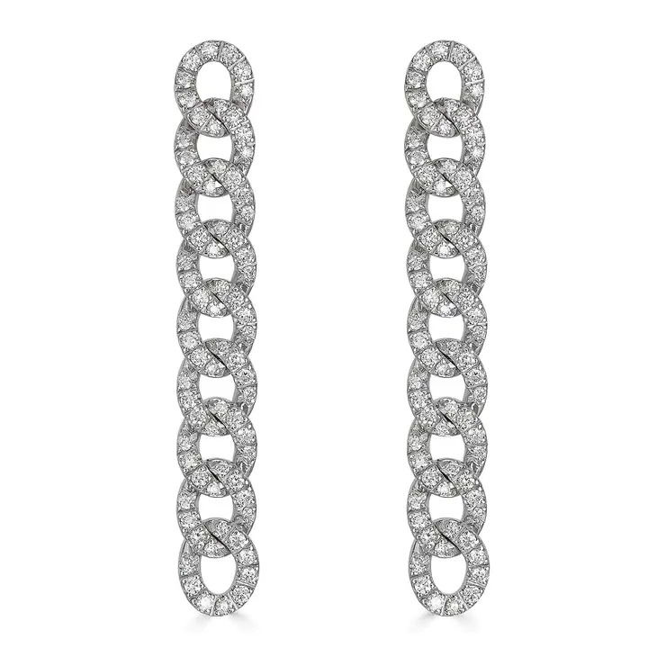 Groumette Diamond Drop Earrings