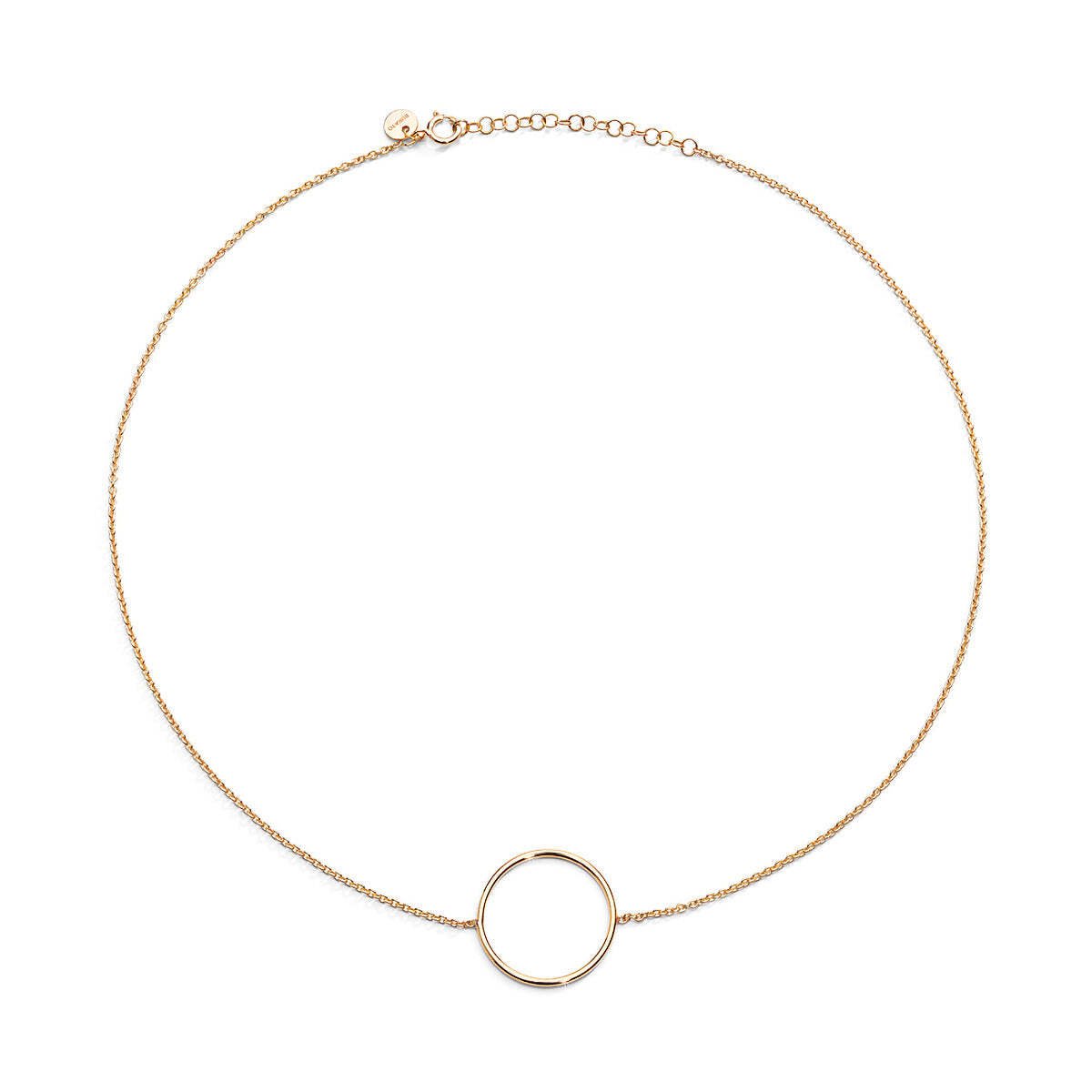 NECKLACE CIRCLE YELLOW