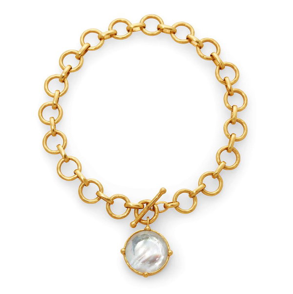 Closeup photo of Honey Bee Statement Necklace
