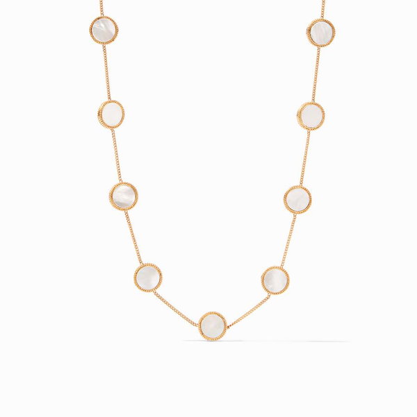 Closeup photo of Coin Demi Station Necklace