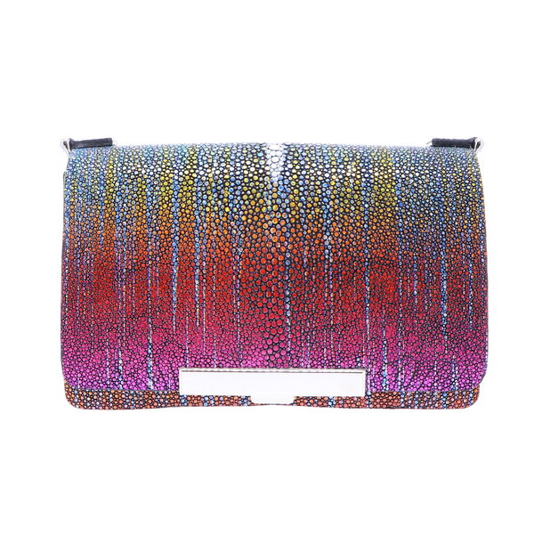 Closeup photo of Stingray Chain Bag Rainbow