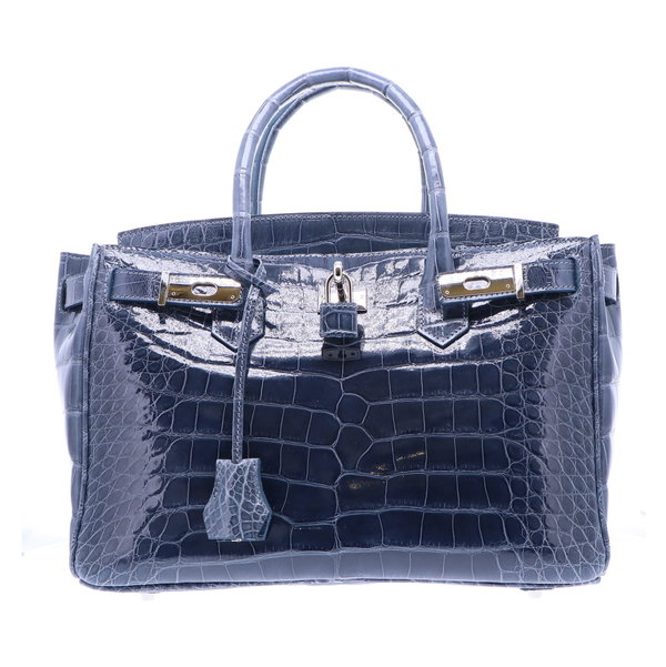 Closeup photo of Classic 30 Slate Blue Alligator